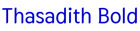 Thasadith Bold шрифт